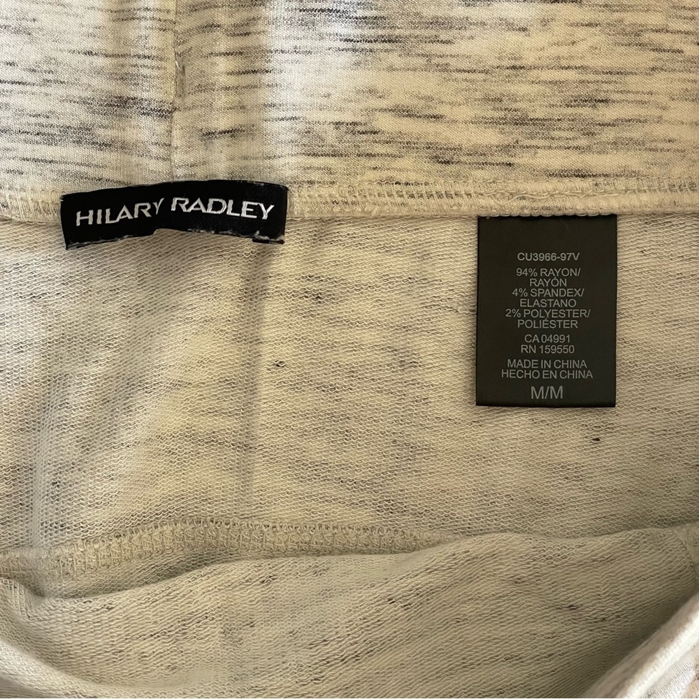 Hilary Radley Heather Gray Casual Skirt with Pockets Jersey Soft Feel Women Sz M - Picture 5 of 5